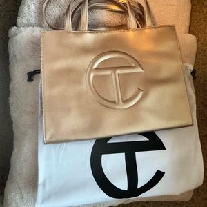 Telfar Medium Copper shopping Tote